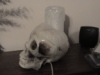 Clear Skull Candle I made